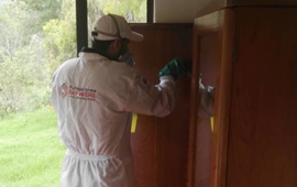 Aplicación por espolvoreo para control de rastreros