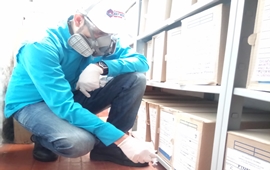 Instalación de cebos anticoagulantes